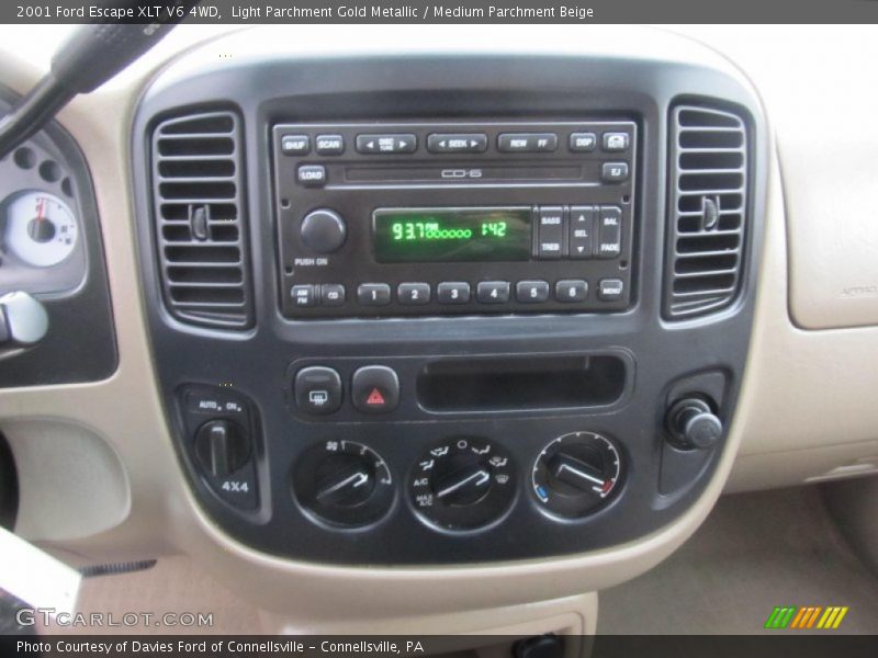 Controls of 2001 Escape XLT V6 4WD