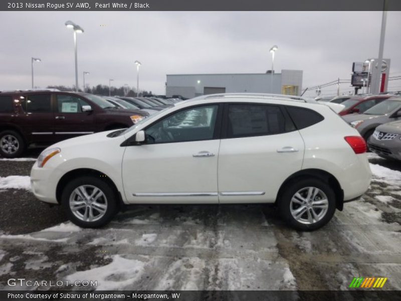  2013 Rogue SV AWD Pearl White