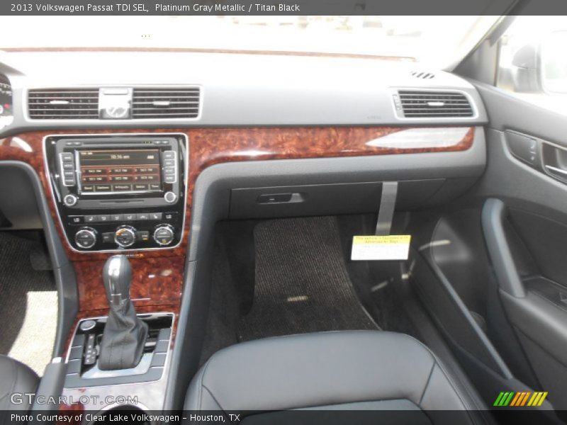 Platinum Gray Metallic / Titan Black 2013 Volkswagen Passat TDI SEL