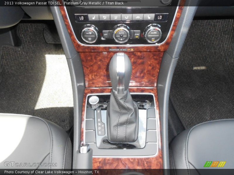 Platinum Gray Metallic / Titan Black 2013 Volkswagen Passat TDI SEL