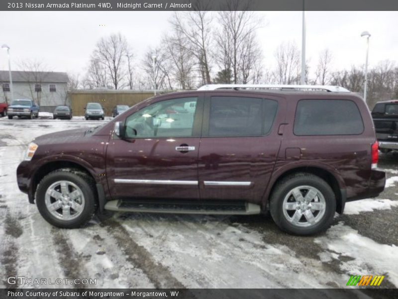  2013 Armada Platinum 4WD Midnight Garnet