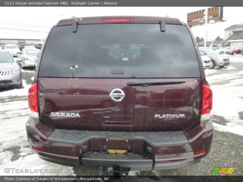 Midnight Garnet / Almond 2013 Nissan Armada Platinum 4WD