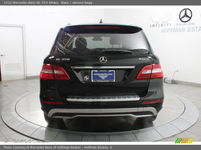 Black / Almond Beige 2012 Mercedes-Benz ML 350 4Matic