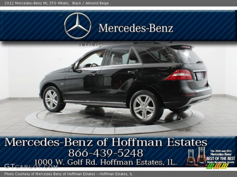 Black / Almond Beige 2012 Mercedes-Benz ML 350 4Matic
