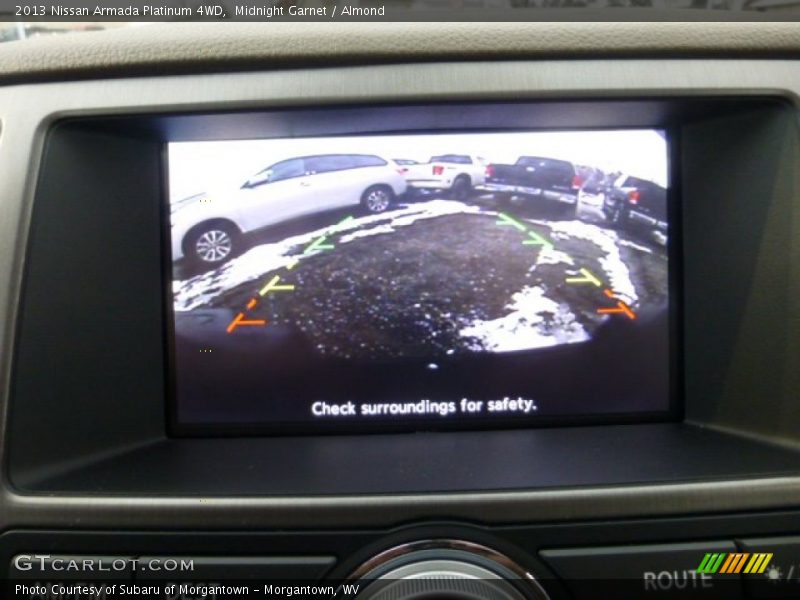 Midnight Garnet / Almond 2013 Nissan Armada Platinum 4WD