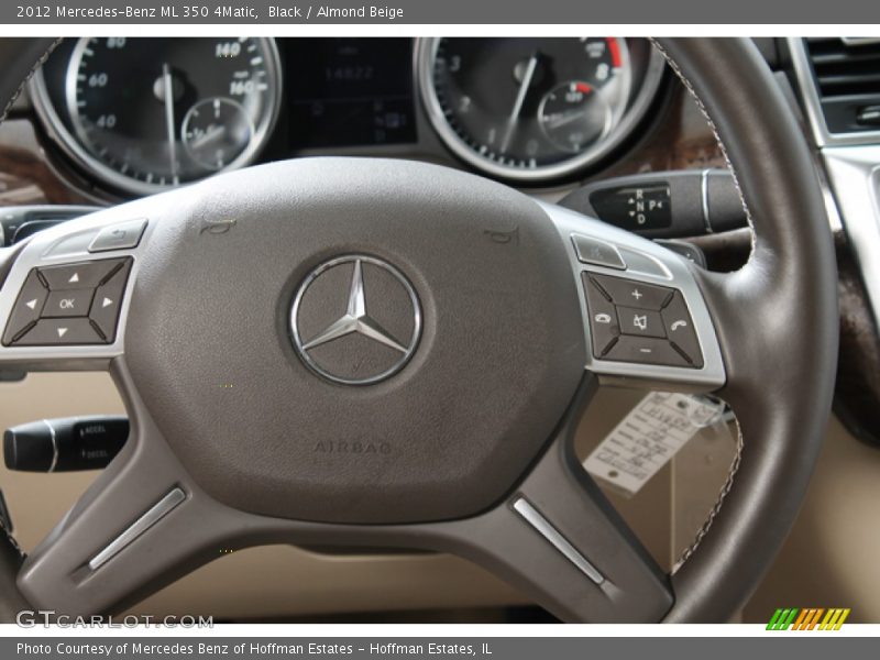 Black / Almond Beige 2012 Mercedes-Benz ML 350 4Matic
