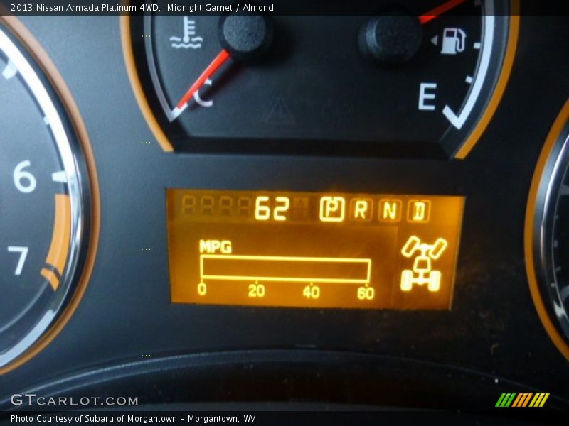 Midnight Garnet / Almond 2013 Nissan Armada Platinum 4WD