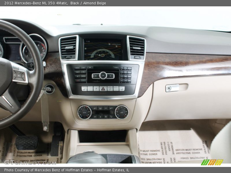 Black / Almond Beige 2012 Mercedes-Benz ML 350 4Matic