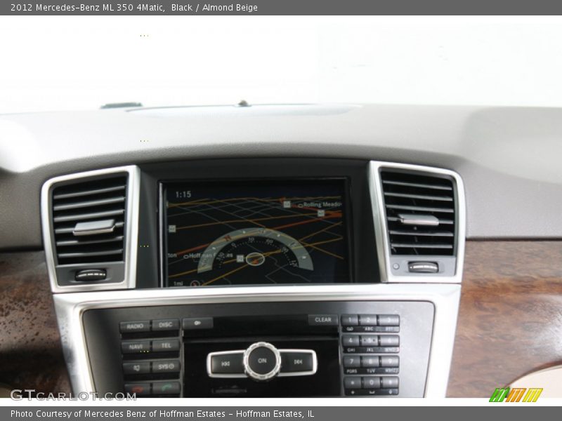 Black / Almond Beige 2012 Mercedes-Benz ML 350 4Matic