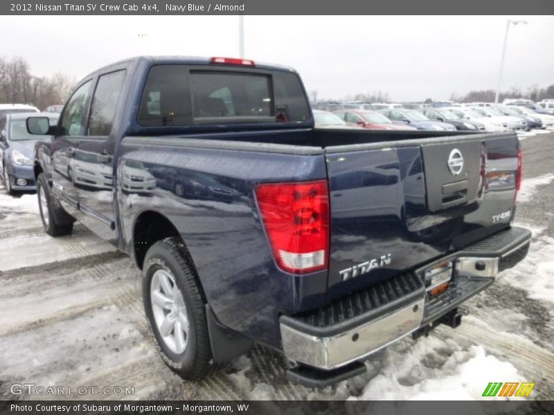 Navy Blue / Almond 2012 Nissan Titan SV Crew Cab 4x4