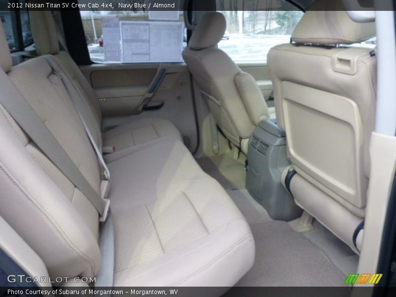 Rear Seat of 2012 Titan SV Crew Cab 4x4