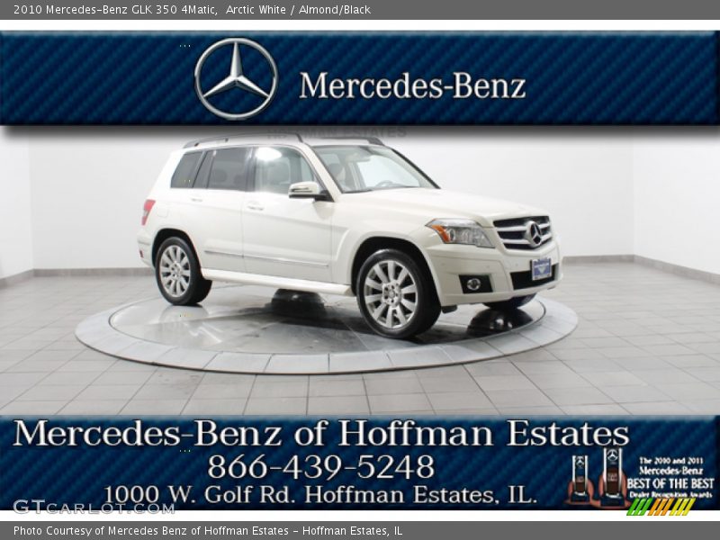 Arctic White / Almond/Black 2010 Mercedes-Benz GLK 350 4Matic