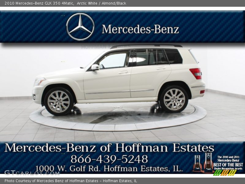 Arctic White / Almond/Black 2010 Mercedes-Benz GLK 350 4Matic