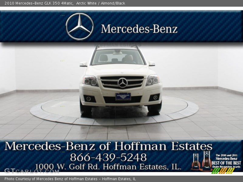 Arctic White / Almond/Black 2010 Mercedes-Benz GLK 350 4Matic