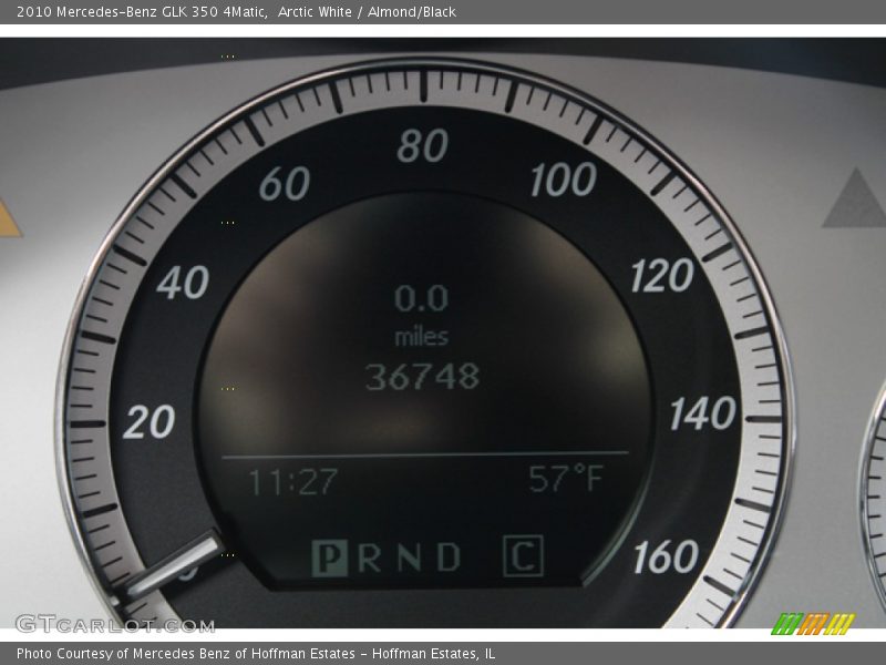 Arctic White / Almond/Black 2010 Mercedes-Benz GLK 350 4Matic