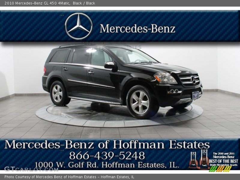 Black / Black 2010 Mercedes-Benz GL 450 4Matic