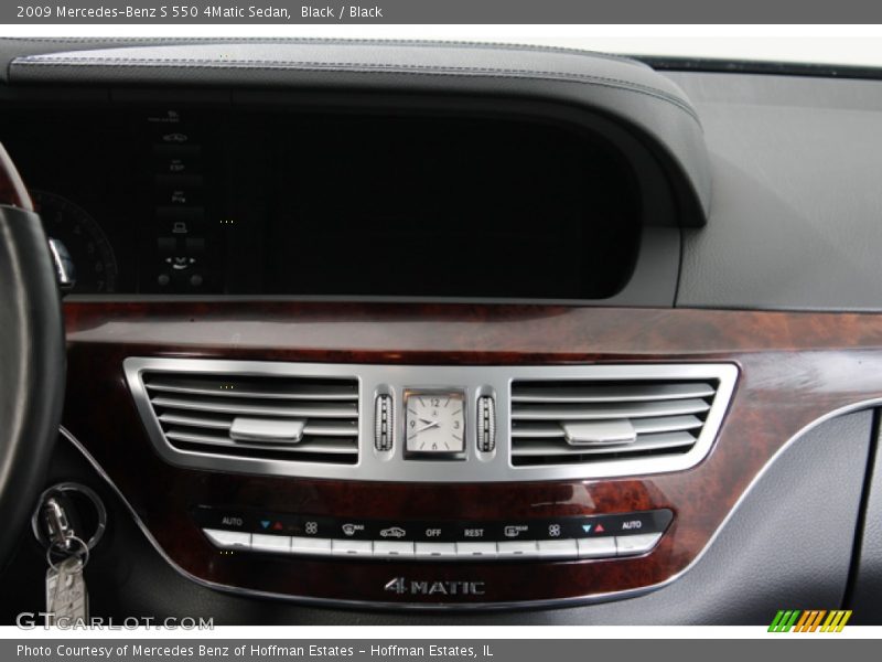 Black / Black 2009 Mercedes-Benz S 550 4Matic Sedan