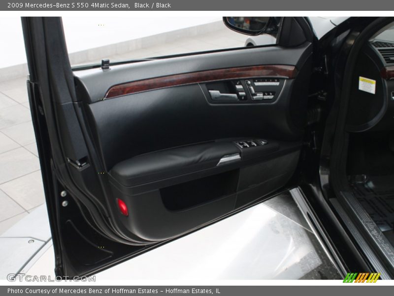 Black / Black 2009 Mercedes-Benz S 550 4Matic Sedan