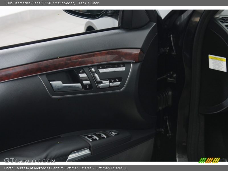 Black / Black 2009 Mercedes-Benz S 550 4Matic Sedan