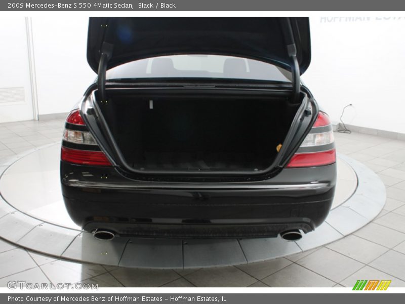 Black / Black 2009 Mercedes-Benz S 550 4Matic Sedan