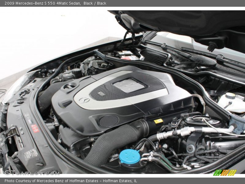 Black / Black 2009 Mercedes-Benz S 550 4Matic Sedan