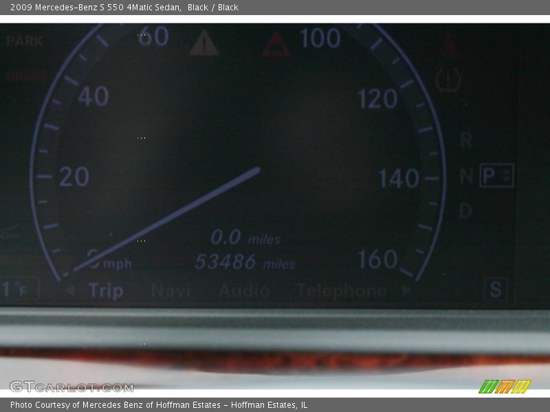 Black / Black 2009 Mercedes-Benz S 550 4Matic Sedan