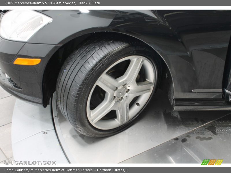 Black / Black 2009 Mercedes-Benz S 550 4Matic Sedan