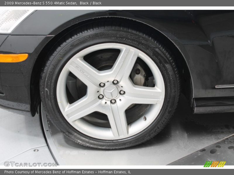 Black / Black 2009 Mercedes-Benz S 550 4Matic Sedan