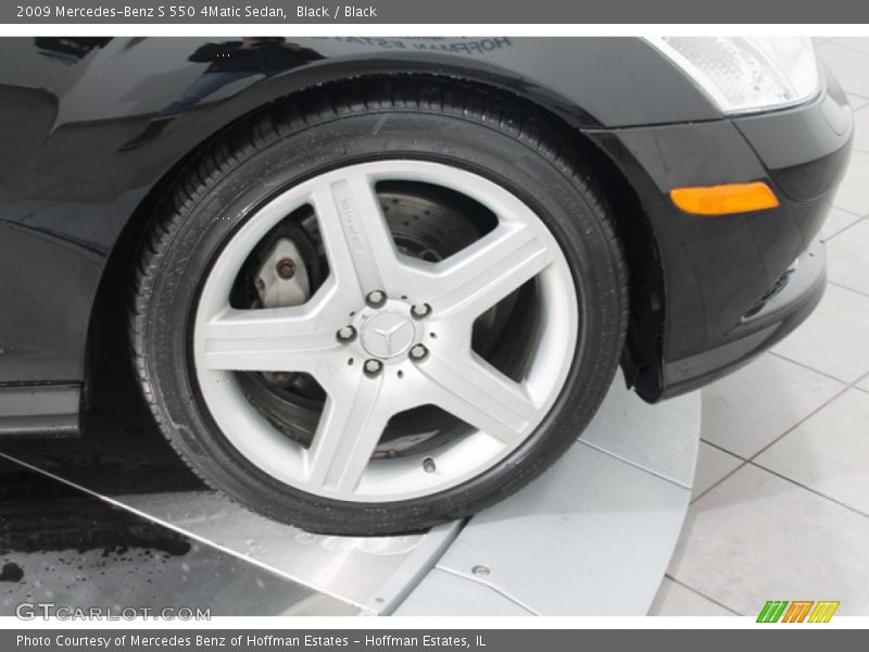 Black / Black 2009 Mercedes-Benz S 550 4Matic Sedan