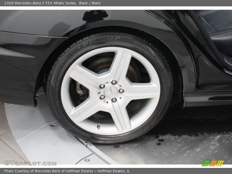 Black / Black 2009 Mercedes-Benz S 550 4Matic Sedan