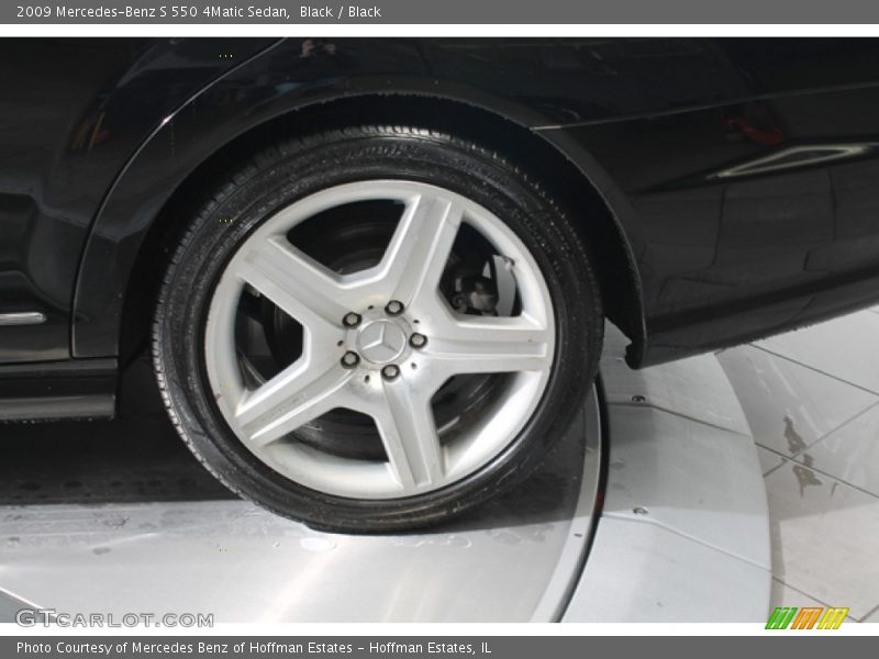 Black / Black 2009 Mercedes-Benz S 550 4Matic Sedan