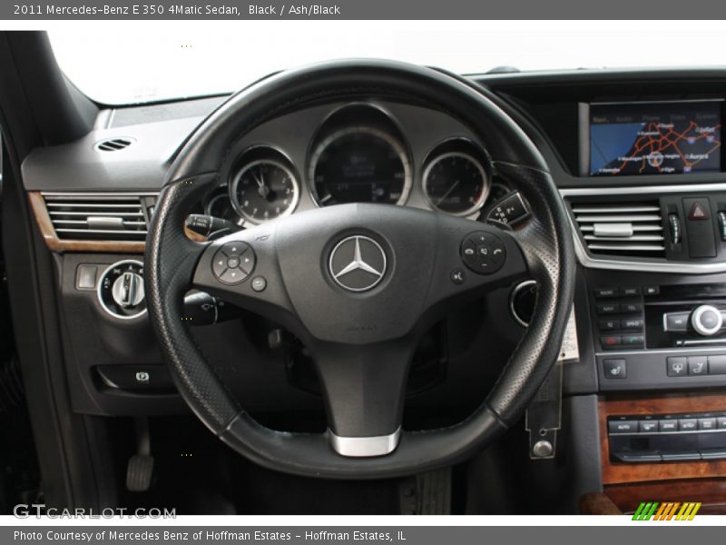 Black / Ash/Black 2011 Mercedes-Benz E 350 4Matic Sedan