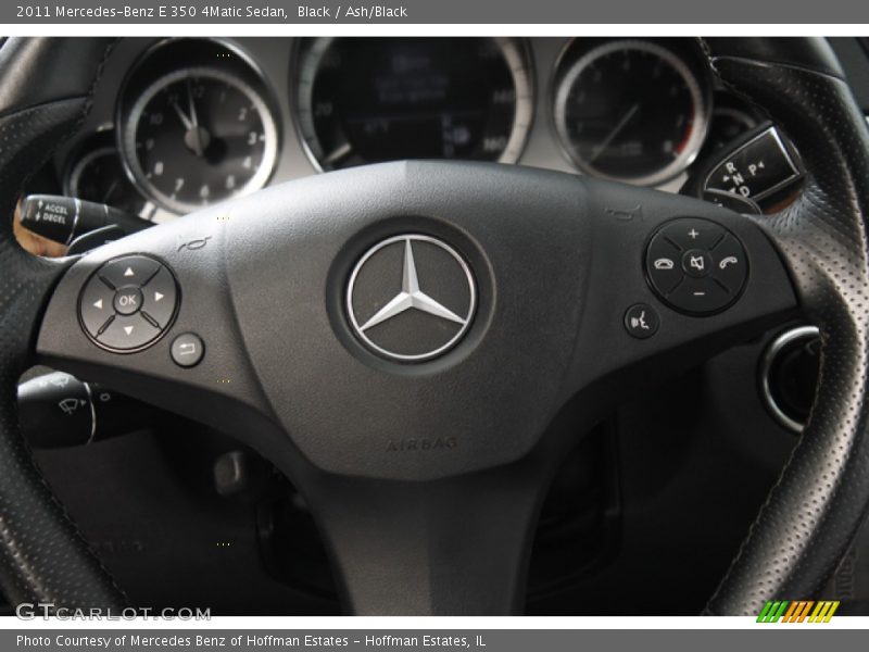 Black / Ash/Black 2011 Mercedes-Benz E 350 4Matic Sedan