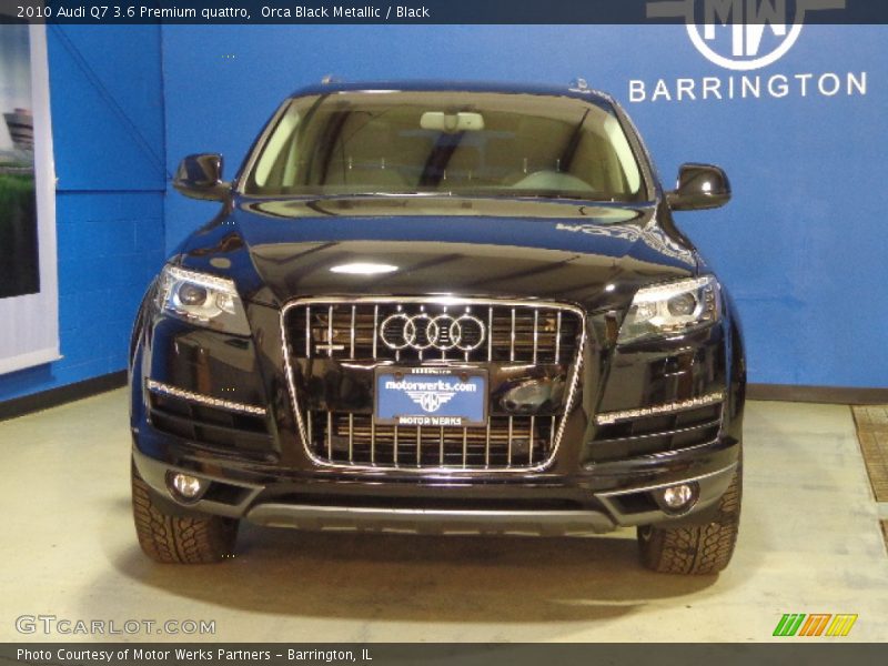 Orca Black Metallic / Black 2010 Audi Q7 3.6 Premium quattro