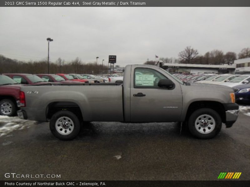 Steel Gray Metallic / Dark Titanium 2013 GMC Sierra 1500 Regular Cab 4x4