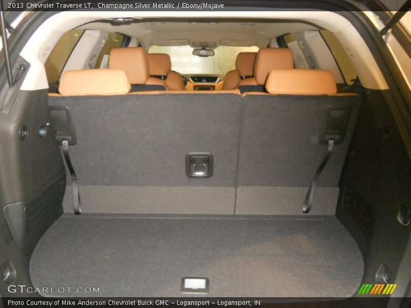 Champagne Silver Metallic / Ebony/Mojave 2013 Chevrolet Traverse LT