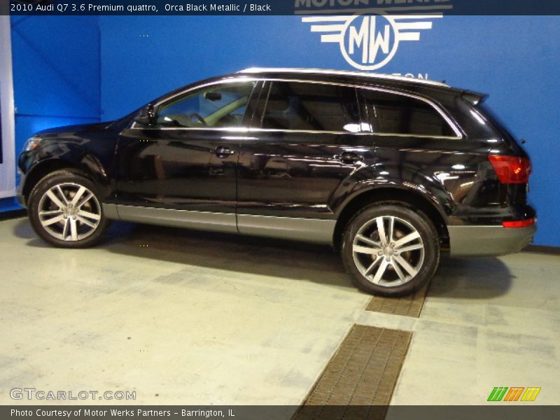 Orca Black Metallic / Black 2010 Audi Q7 3.6 Premium quattro