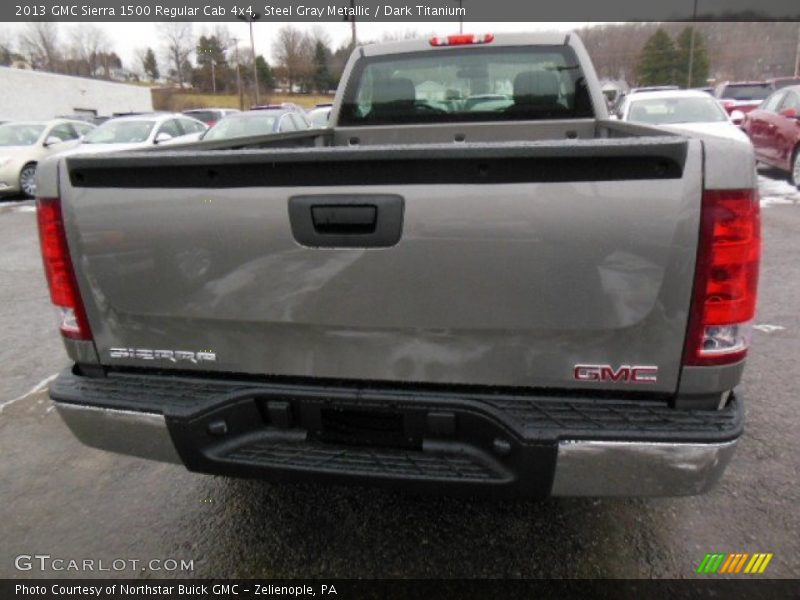 Steel Gray Metallic / Dark Titanium 2013 GMC Sierra 1500 Regular Cab 4x4