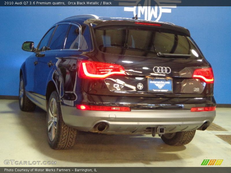 Orca Black Metallic / Black 2010 Audi Q7 3.6 Premium quattro