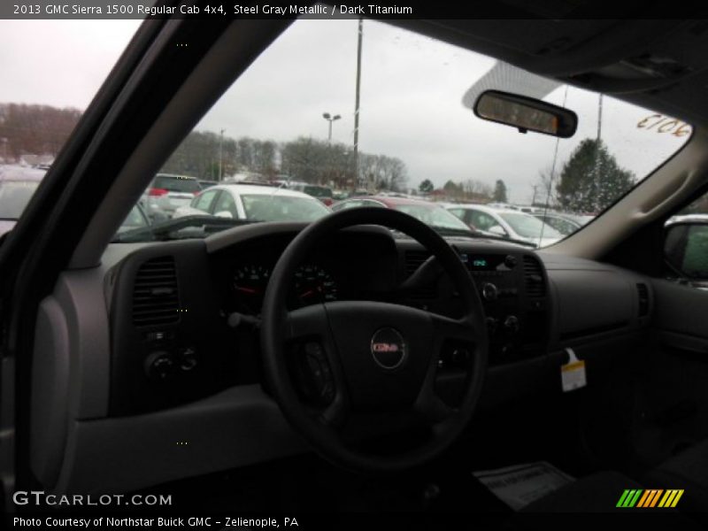 Steel Gray Metallic / Dark Titanium 2013 GMC Sierra 1500 Regular Cab 4x4