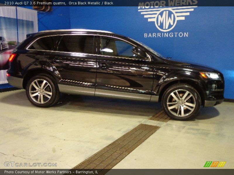 Orca Black Metallic / Black 2010 Audi Q7 3.6 Premium quattro