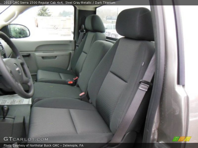 Steel Gray Metallic / Dark Titanium 2013 GMC Sierra 1500 Regular Cab 4x4