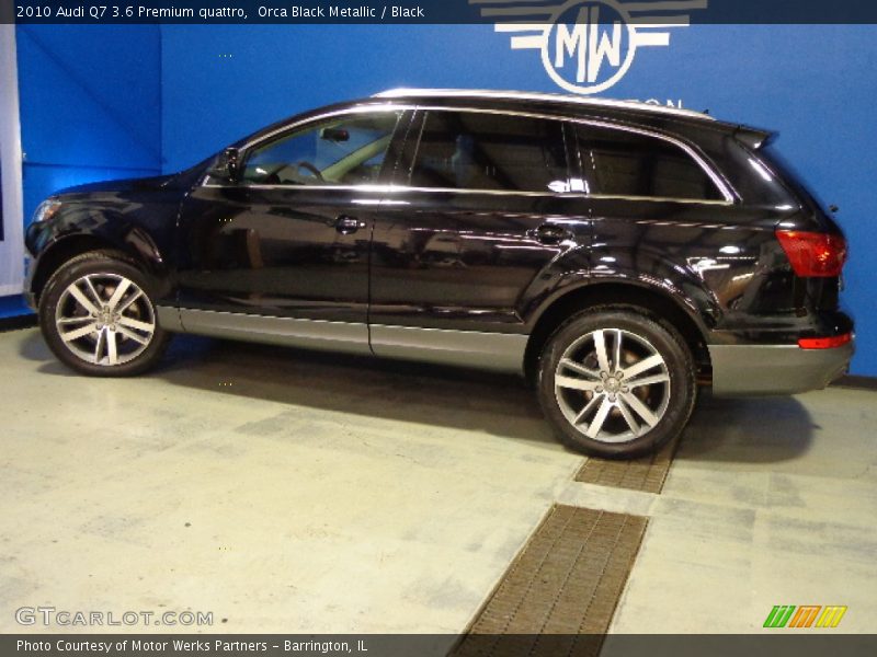 Orca Black Metallic / Black 2010 Audi Q7 3.6 Premium quattro