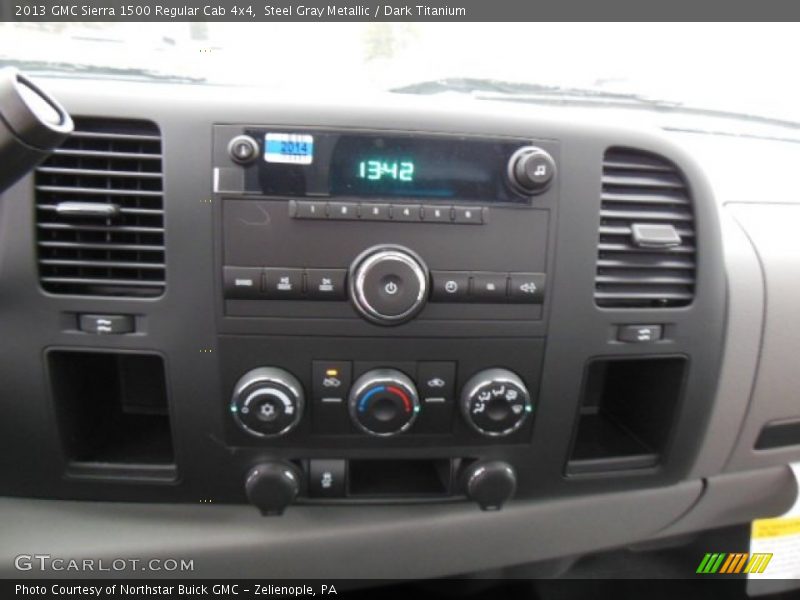 Steel Gray Metallic / Dark Titanium 2013 GMC Sierra 1500 Regular Cab 4x4