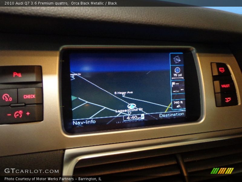 Orca Black Metallic / Black 2010 Audi Q7 3.6 Premium quattro
