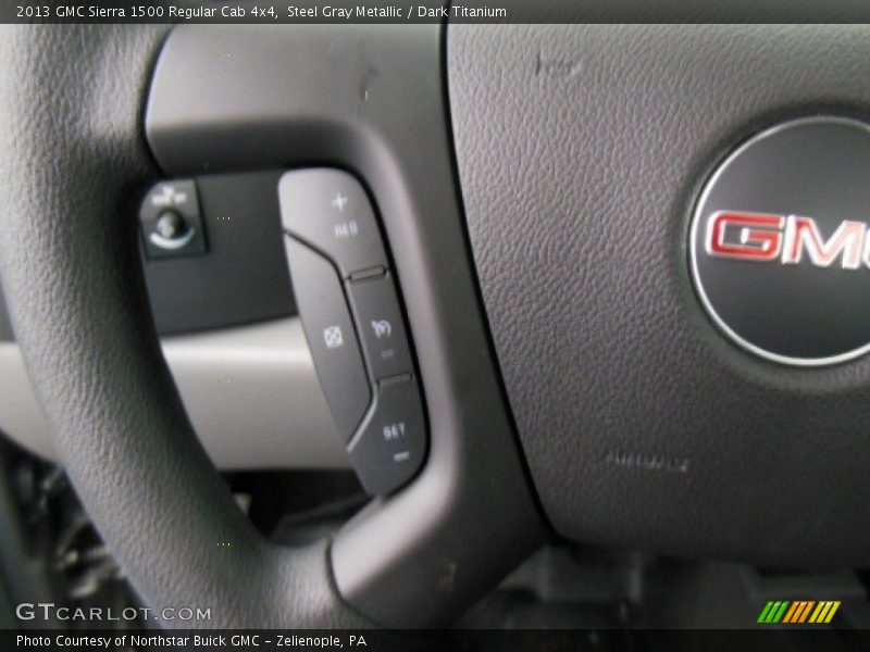 Steel Gray Metallic / Dark Titanium 2013 GMC Sierra 1500 Regular Cab 4x4