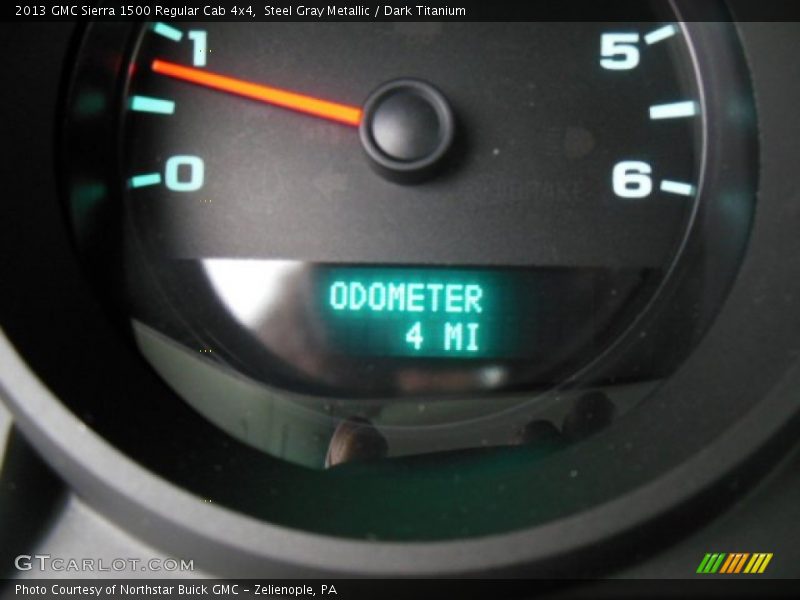 Steel Gray Metallic / Dark Titanium 2013 GMC Sierra 1500 Regular Cab 4x4