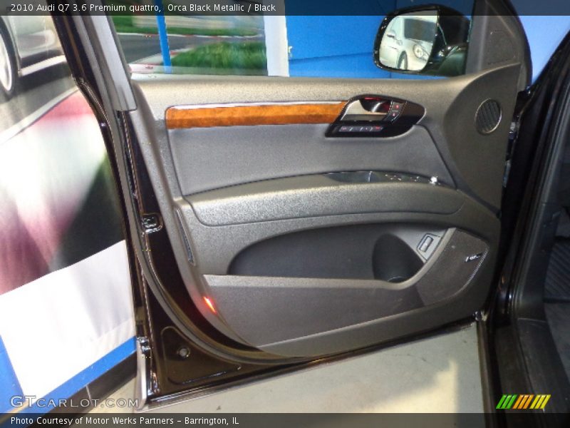 Orca Black Metallic / Black 2010 Audi Q7 3.6 Premium quattro
