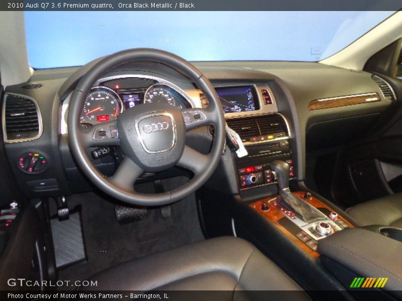 Orca Black Metallic / Black 2010 Audi Q7 3.6 Premium quattro