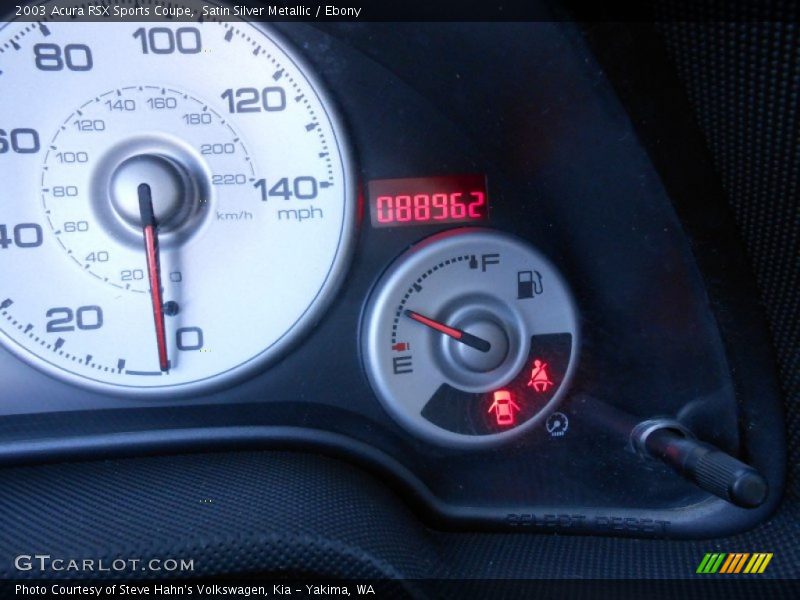 Satin Silver Metallic / Ebony 2003 Acura RSX Sports Coupe